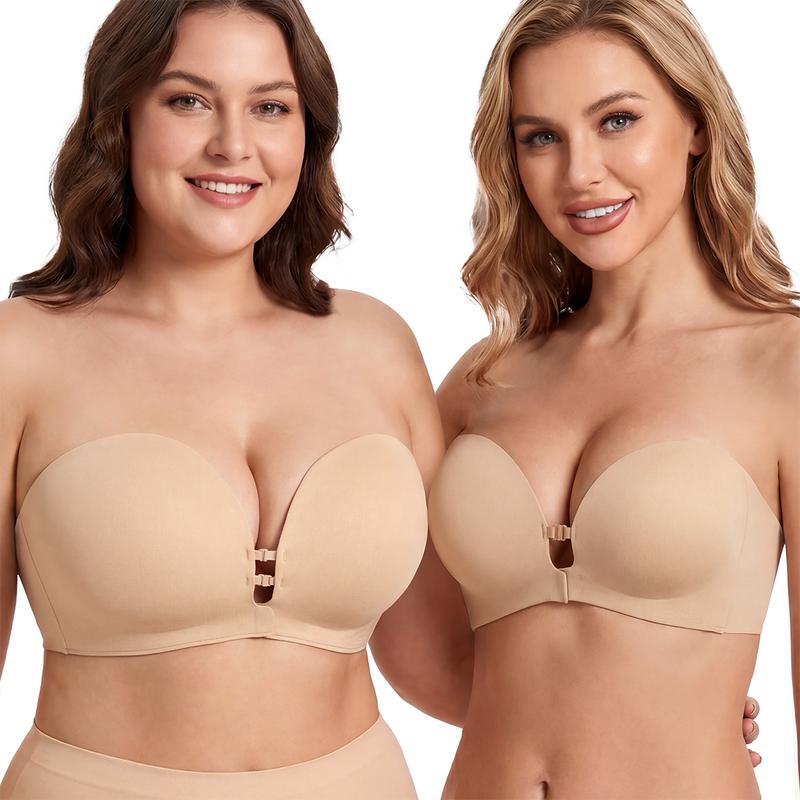 Strapless Front Closure Bra
